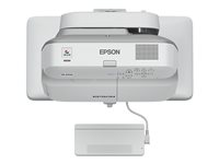 Epson EB-695Wi - Projecteur 3LCD - 3500 lumens (blanc) - 3500 lumens (couleur) - WXGA (1280 x 800) - 16:10 - 720p - LAN - gris, blanc V11H740040