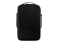 Dell Pro Hybrid Briefcase Backpack 15 - Sac à dos pour ordinateur portable - 15" - noir avec logo imprimé d'écran HD - pour Latitude 54XX, 55XX; Precision 35XX, 55XX, 75XX; Vostro 13 5310, 15 7510; XPS 15 9510 DELL-PO1521HB