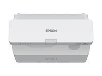 Epson EB-760W - Projecteur 3LCD - 4100 lumens (blanc) - 4100 lumens (couleur) - 16:10 - objectif à ultra courte focale - IEEE 802.11a/b/g/n/ac sans fil / LAN / Miracast - blanc V11HA81080