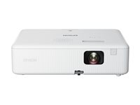 Epson CO-W01 - Projecteur 3LCD - portable - 3000 lumens (blanc) - 3000 lumens (couleur) - WXGA (1280 x 800) - 16:10 - blanc et noir V11HA86040