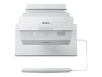 Epson EB-725Wi - Projecteur 3LCD - 4000 lumens (blanc) - 4000 lumens (couleur) - WXGA (1280 x 800) - 16:10 - 720p - objectif à ultra courte focale - IEEE 802.11a/b/g/n/ac sans fil / LAN / Miracast - blanc V11H998040