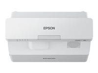 Epson EB-750F - Projecteur 3LCD - 3600 lumens (blanc) - 2500 lumens (couleur) - Full HD (1920 x 1080) - 16:9 - 1080p - objectif à ultra courte focale - IEEE 802.11a/b/g/n/ac sans fil / LAN / Miracast - blanc V11HA08540