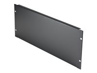 StarTech.com 4U Blank Panel for 19 inch Rack, Rack Mount Blanking Panel for Server/Network Racks & Cabinets, 4RU Rackmount Filler Panel/Spacer/Plates, Solid Panel, Cold-Rolled Steel, Black - 4U Blanking Panel (RKPNL4U) - Panneau d'obturation pour rack - noir - 4U - 19" RKPNL4U