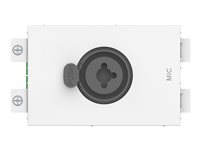 VISION TechConnect 3 XLR Female and 6.3mm Jack Combo - Plaque modulaire enclenchable - 1 port TC3 XLRFJACK