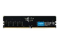 Crucial - DDR5 - module - 16 Go - DIMM 288 broches - 5600 MHz / PC5-44800 - CL46 - 1.1 V - mémoire sans tampon - on-die ECC CT16G56C46U5