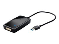 Targus Multi Monitor Adapter - Adaptateur vidéo - USB type A mâle pour DVI-I femelle - noir ACA038EU