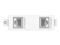 VISION TechConnect 3 Twin RJ45 module - Plaque modulaire enclenchable - RJ-45 X 2 TC3 2RJ45